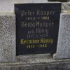Kasper Peter 1904-1969 Koenig Gerda 1917-1979 Grabstein